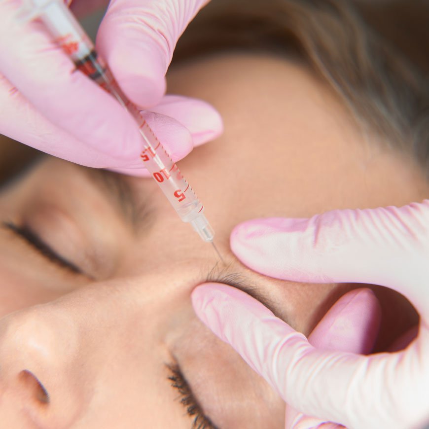 Wrinkle-relaxing injectables